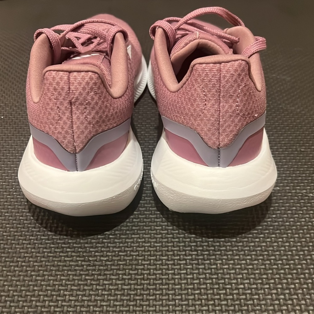 Adidas Women's RUNFALCON Cloudfoam 3 Size 7 Pink/purple Running Shoes - Picture 4 of 5